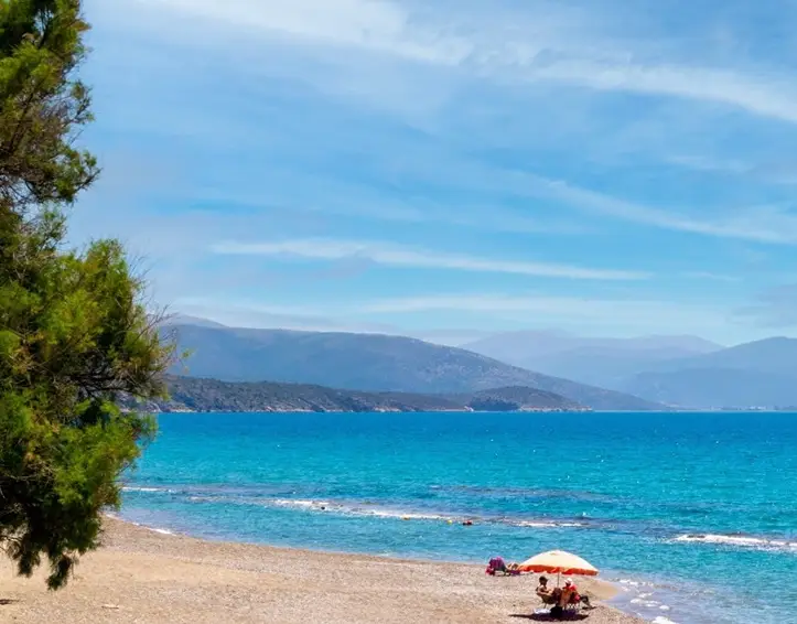 Plaka Beach in Drepano