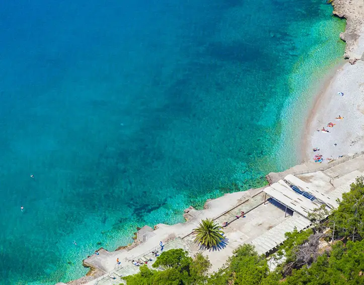 Nafplio Beach in the Old Town