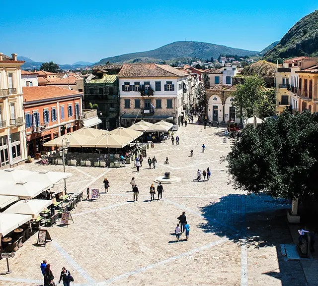 Central Square of Nafplio in the Morning
