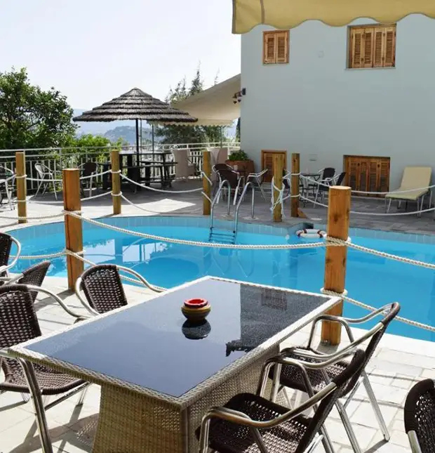 Breakfast Next to the Pool in Tolo