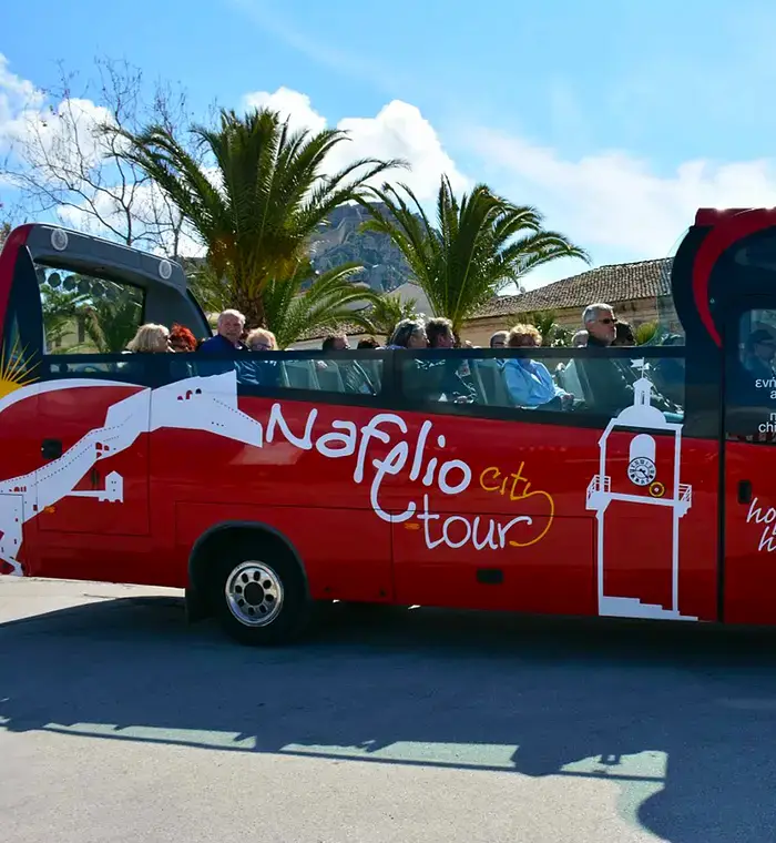 Tour Nafplio on a Hop On-Off Bus