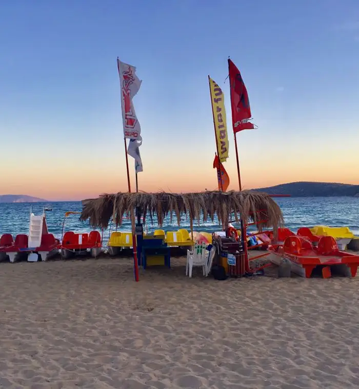 Tolo Beach Watersport in the Sunset